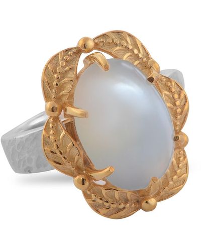 Emma Chapman Jewels Tashi Moonstone Ring - White