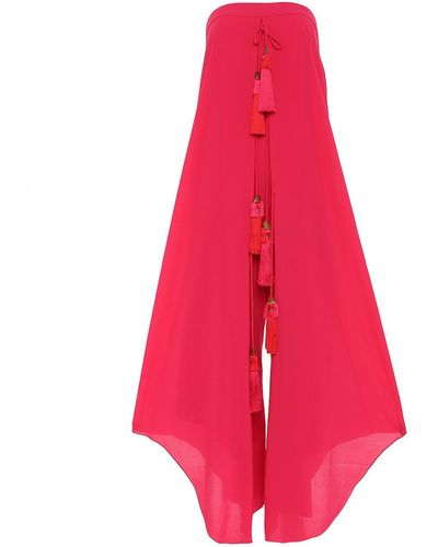 Style Junkiie Tassel Jumpsuit - Red