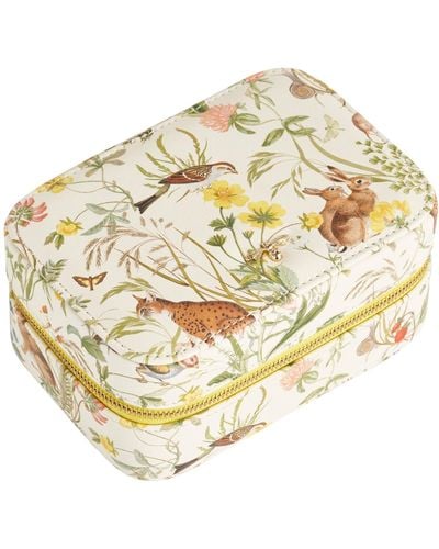 Fable England Fable Meadow Creatures Marshmallow Large Jewellery Box - Metallic