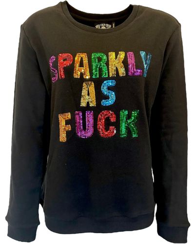 Any Old Iron Sparkly As Fuck Sweatshirt - Blue