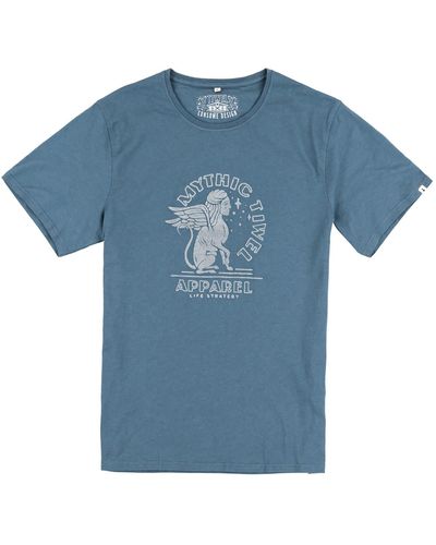 TIWEL Con-sphinx T-shirt By Consume Design - Blue