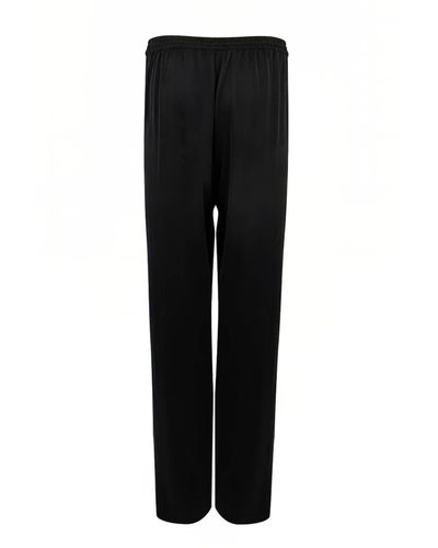 Nokaya Silk Dreamscape Pyjama Trousers - Black