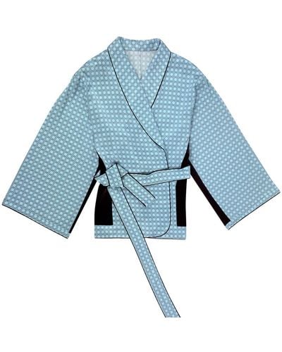 Nokaya The Lady Silk Kimono Cooling Spray - Blue