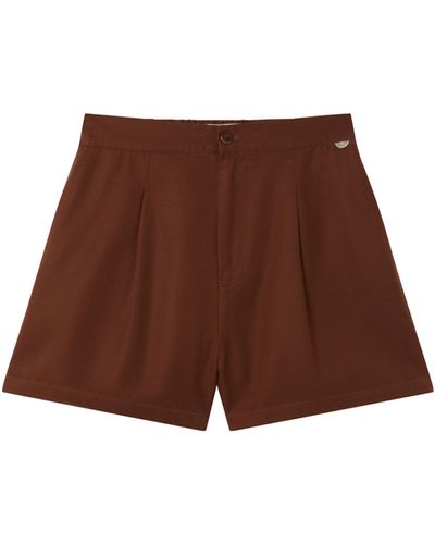Thinking Mu Hemp Narciso Shorts - Brown