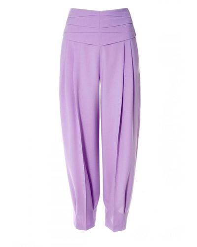 AGGI Bianca Viola Trousers - Purple
