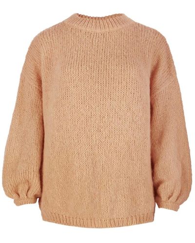 SALANIDA Melody Mohair Sweater Beige - Natural