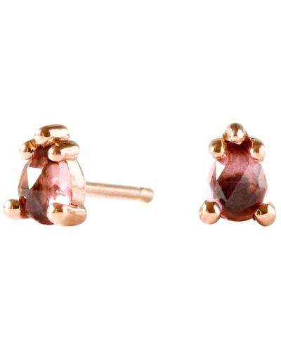 Lee Renee Pink Tourmaline Earrings