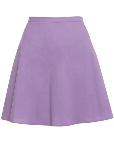 Roses Are Red Luna Mini Skirt Lilac - Purple