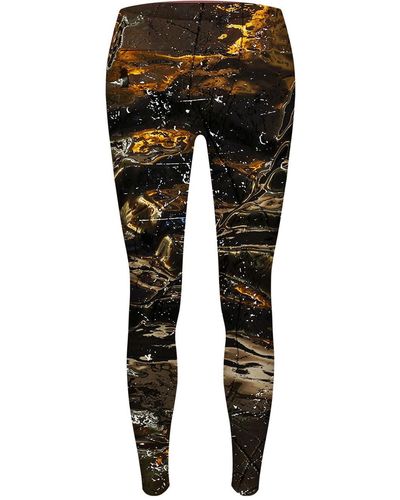 Aloha From Deer Golden Glass Regular Waist leggings - Black
