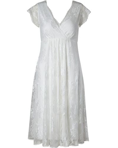 Alie Street London Evangeline Wedding Dress In Ivory - Gray