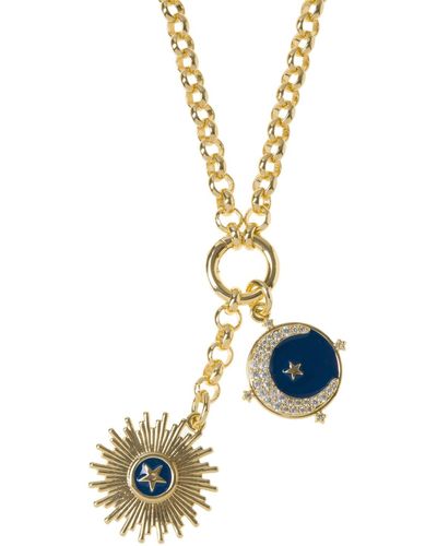 Patroula Jewellery Gold Belcher Go Getter Necklace - Metallic