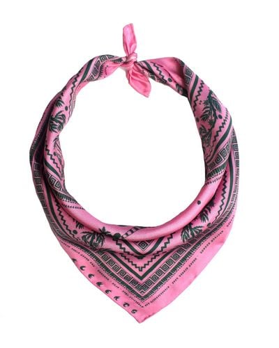 Klements Bandana Scarf In Ancient Hearts - Black