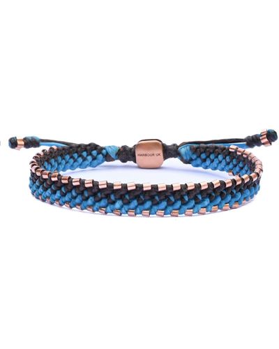 Harbour UK Bracelets Copper And Cord Adventure Bracelet - Blue