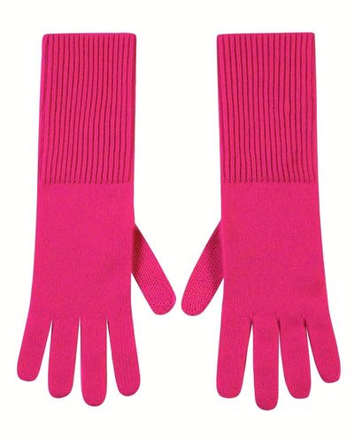 Loop Cashmere Cashmere Glove In Cherry Pink