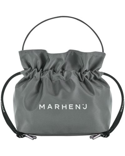 MARHEN.J Recycled Nylon Bucket Bag - Black