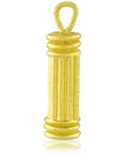 Arvino Tiny Pillar Charm - Yellow