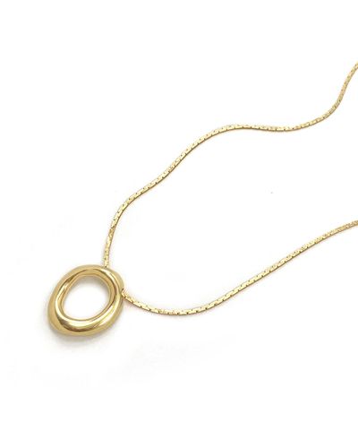 Biko Jewellery Cora Pendant Small - Metallic