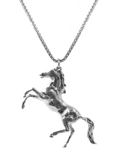 Lee Renee Horse Necklace - Metallic