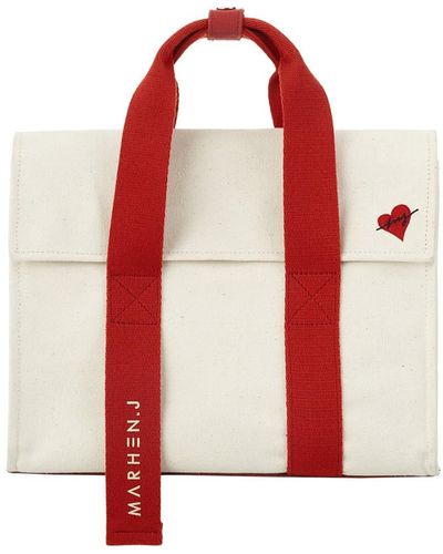 MARHEN.J Canvas Shoulder Bag - Red