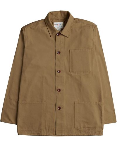 Uskees The 3001 Buttoned Overshirt - Brown