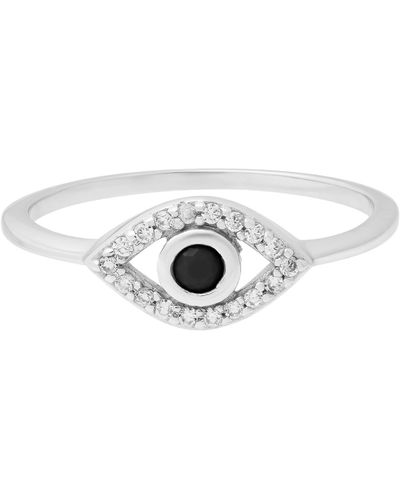 Cartilage Cartel Evil Eye Ring - White