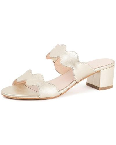 Patricia Green Palm Beach Scalloped Sandal Leather - Natural