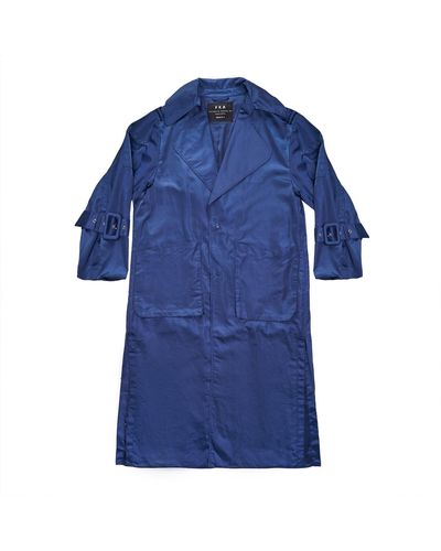 Formerly Known As The Maxi Duster Jacket - Blue