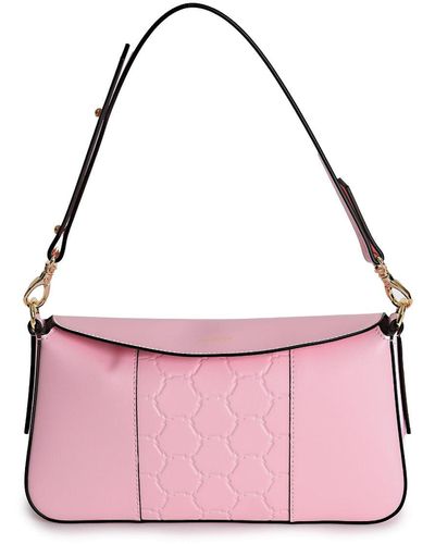 Mianqa Vegan Apple Leather Shoulder Bag Pink