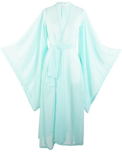 Jennafer Grace Tiffany Teal Kimono - Blue