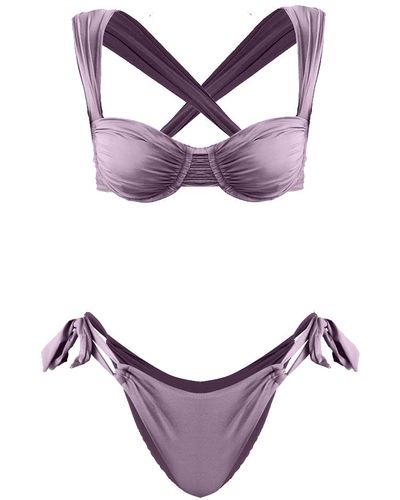 Movom Sahara Underwire Shell Bikini - Purple