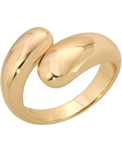 Leeada Jewelry Realm Dome Wrap Ring - Metallic