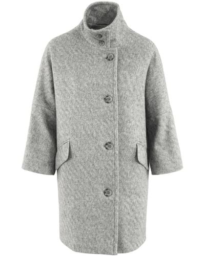 VIKIGLOW Gisele Short Coat - Gray