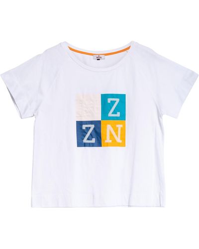 Niza T-shirt With Short Sleeves And Sequins - White