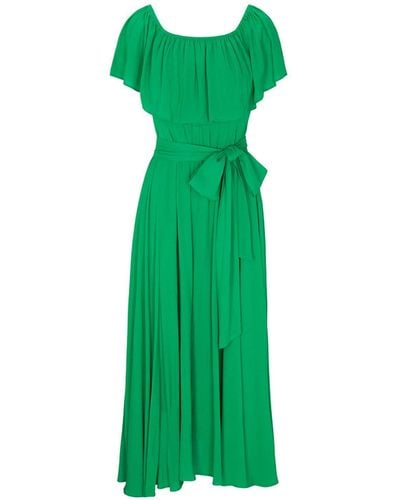 Meghan Fabulous Morning Glory Maxi Dress - Green