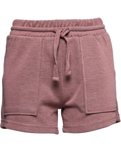 Bee & Alpaca Casual Pocket Shorts - Purple