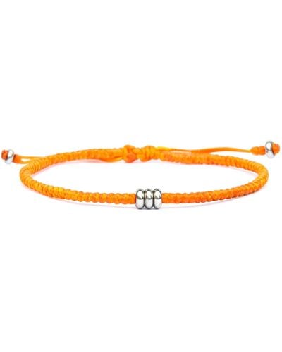 Harbour UK Bracelets Minimalist Orange Rope & Steel. Iron Flow Bracelet
