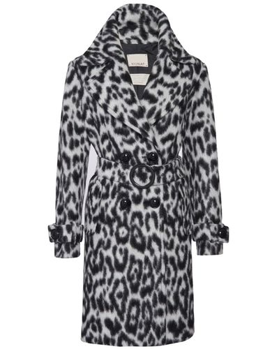 N'Onat Tracee Leopard Coat - Black