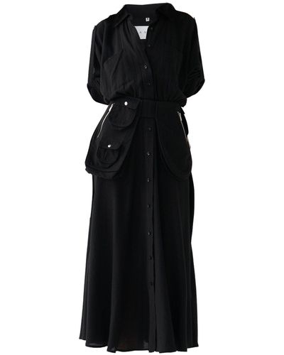 DANEH Utility Dress - Black