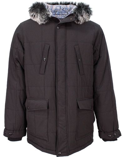 lords of harlech Duffy Parka Jacket - Black