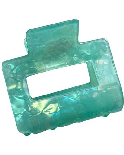 CLOSET REHAB Claw Clip In Teal Me You Love Me - Green