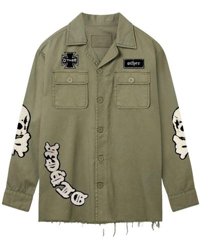 Other Skull & Crossbones Military Shirt - Green