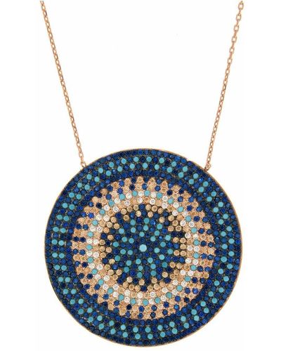 Cosanuova Multicolour Flat Disc Necklace
