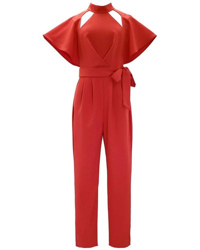 Emma Wallace Jade Jumpsuit - Red