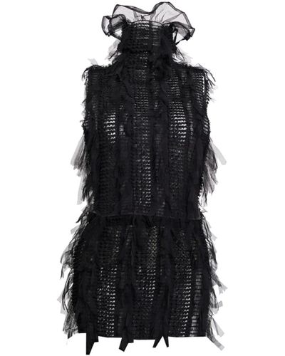Sarah Regensburger Goddess Mini Dress - Black