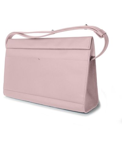 godi. Handmade Adjustable Leather Shoulder Bag - Pink