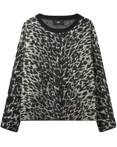 Other Eden Leopard Sweatshirt - Black