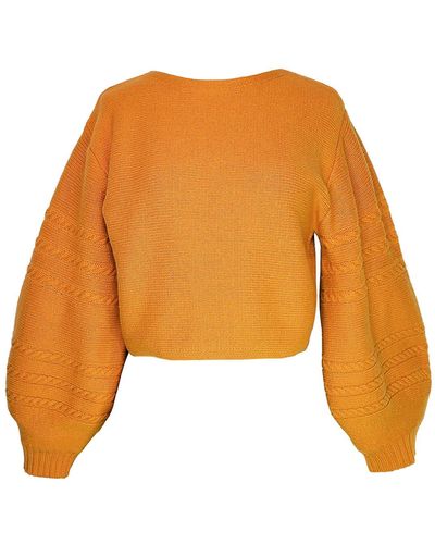 Emma Wallace Kalliope Sweater - Orange