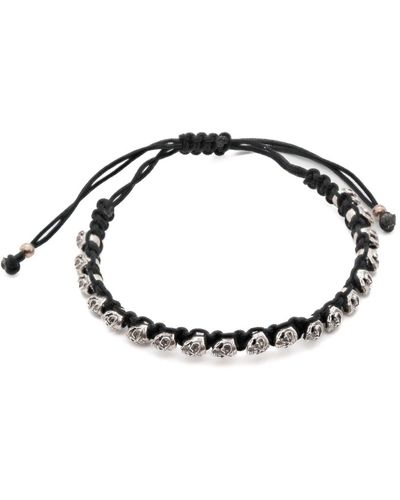 Ebru Jewelry Skull Bracelet - Black