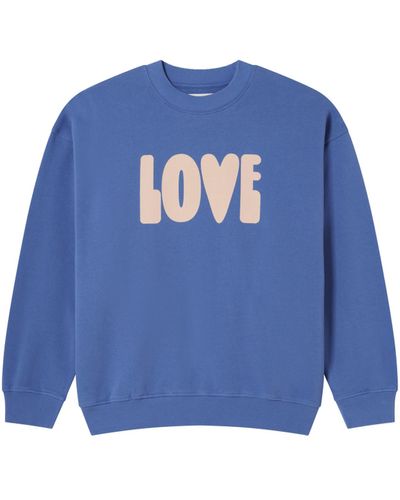 Thinking Mu Love Sweatshirt - Blue