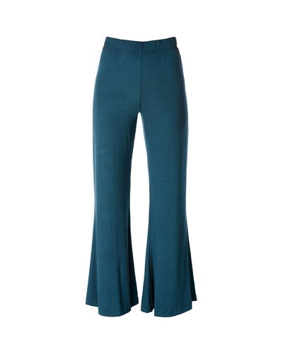 Italia A Collection Teal Bamboo Flares - Blue